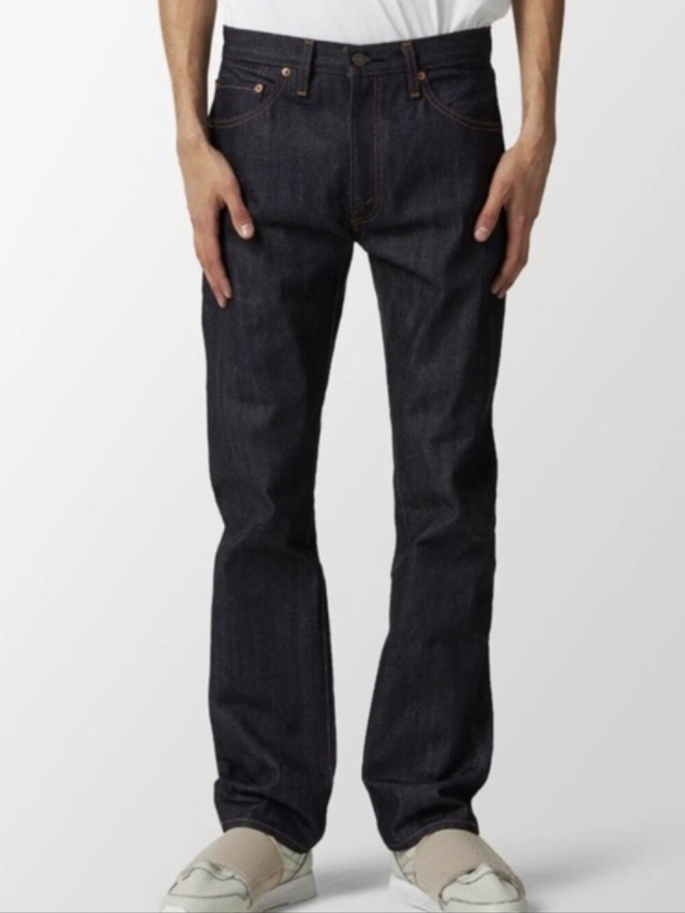 AG Adriano Goldschmied "The Matchbox" Slim Straight Jeans - Dark Wash Wash